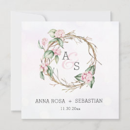 *~* Snö Berry Boho OSA AR12 Winter Wedding Inbjudningar