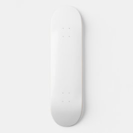 Snö Bird White Metalic Old School Skateboard Bräda 18 Cm