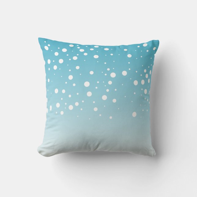 Snö Blue Pillow Kudde (Framsida)