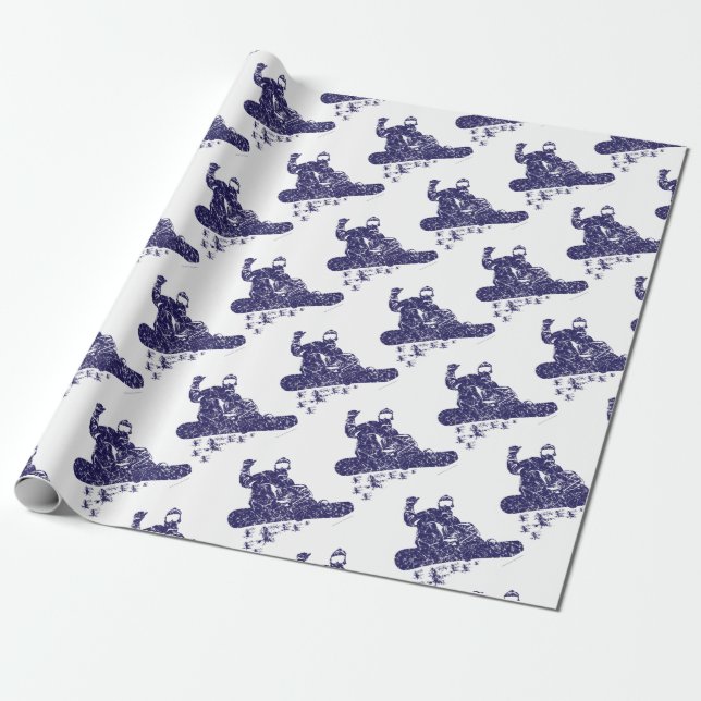 Snö-Boarder Presentpapper (Utrullad)