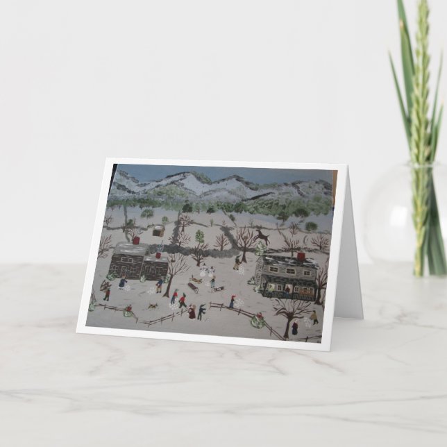 Snö Boll Kort (Framsida)