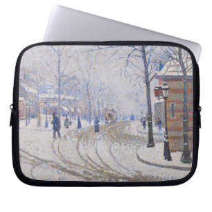 Snö Boulevard de Clichy, Paris, 1886 Laptop Fodral