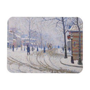 Snö, Boulevard de Clichy, Paris, 1886 Magnet