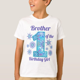 Snö Brother of the First Birthday, fryst T Shirt