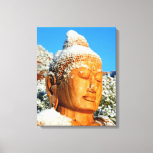 Snö Buddha Canvastryck