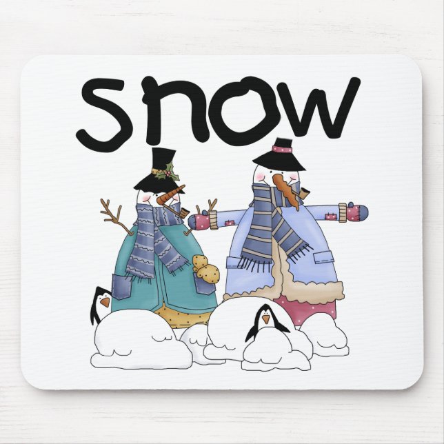 Snö Buddies Tshirts och Gifts Musmatta (Framsidan)