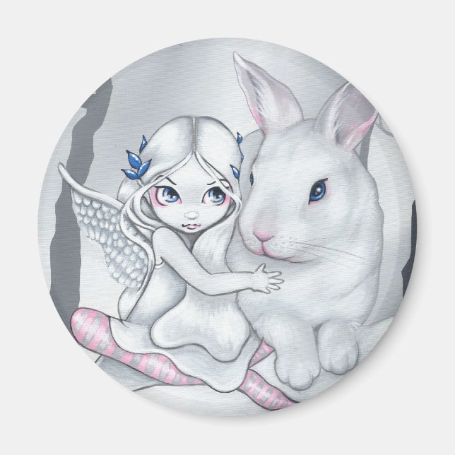 "Snö Bunny" Magnet (Framsidan)