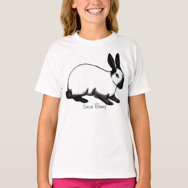 Snö Bunny Shirt T-shirt (Framsida)