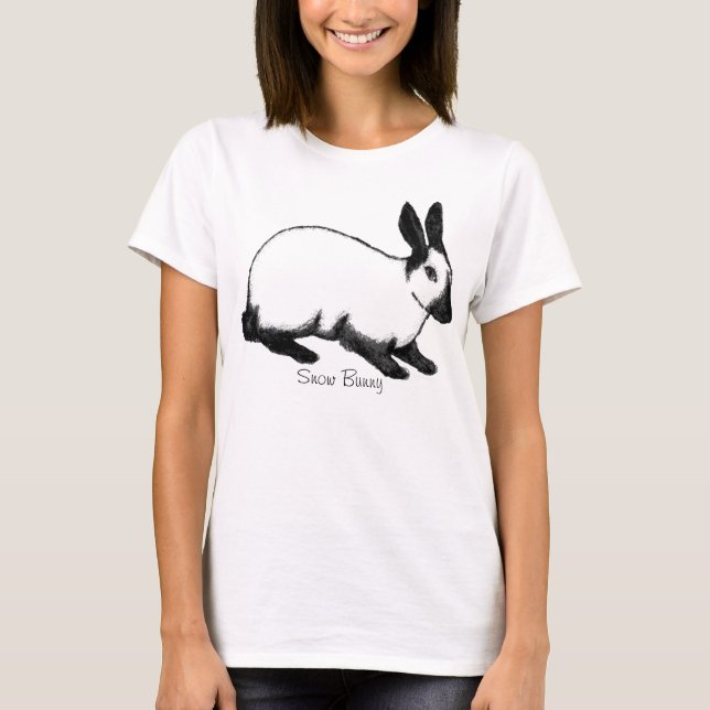 Snö Bunny Shirt Tröja (Framsida)