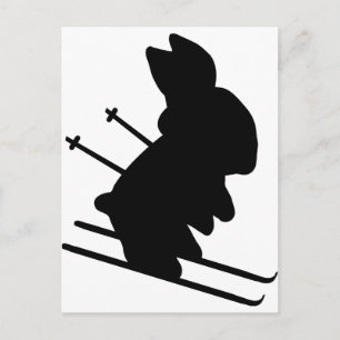snö bunny vykort