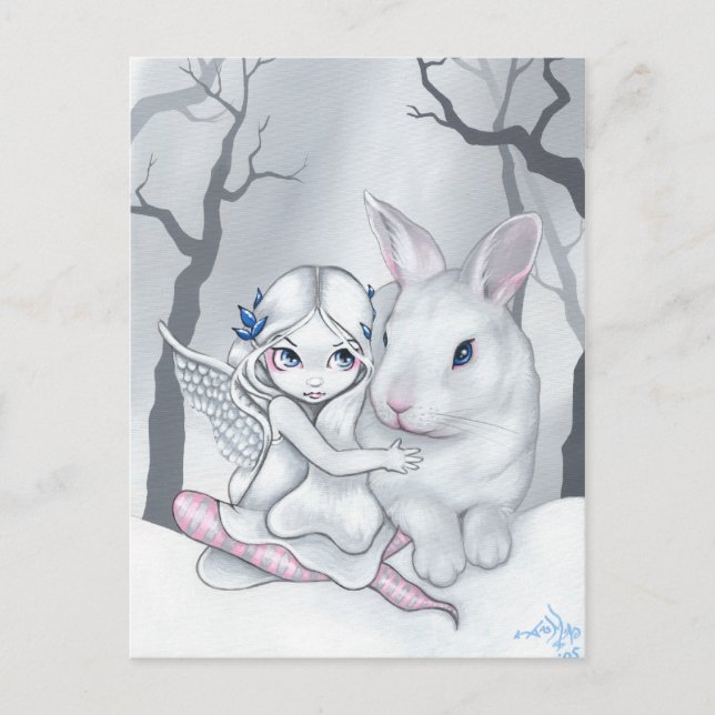 "Snö Bunny" vykort (Framsida)