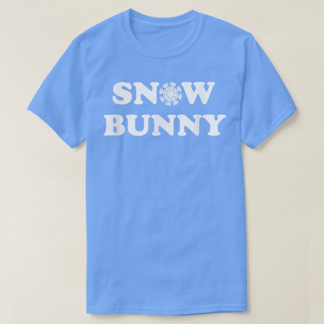 Snö Bunny Winter Sports T Shirt (Design framsida)