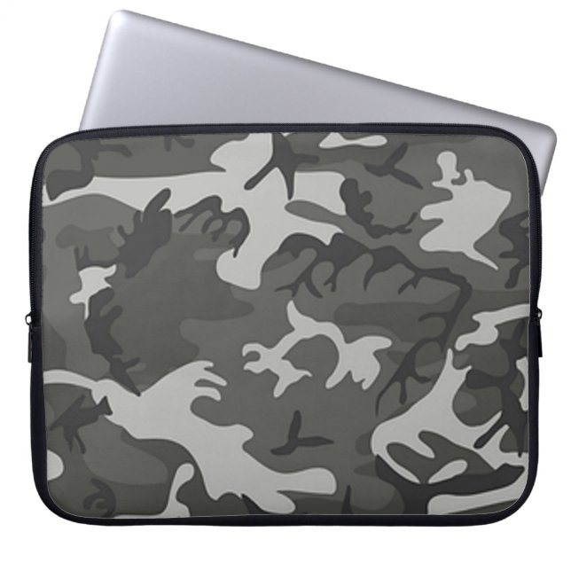 Snö Camo Laptop Sleeve (Framsidan)