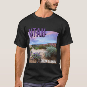Snö Canyon Utah-blommor T Shirt