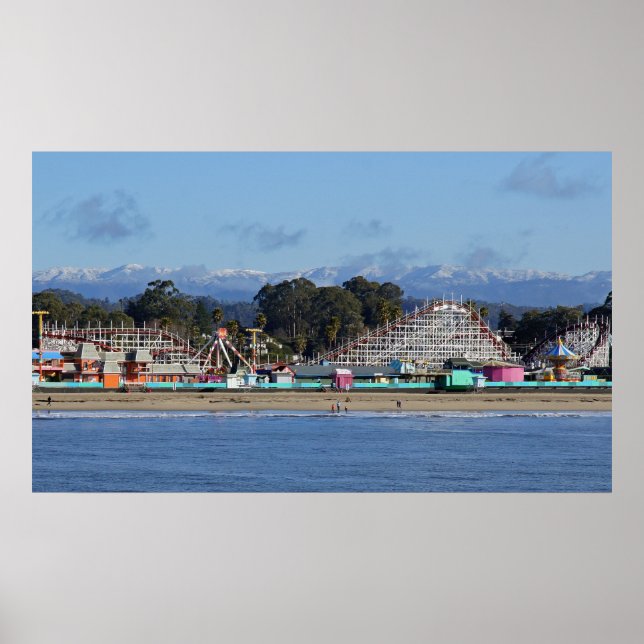 Snö Caps in Santa Cruz Print Poster (Framsidan)