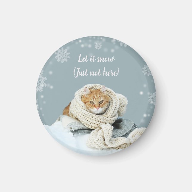 Snö Cat Magnet (Framsidan)