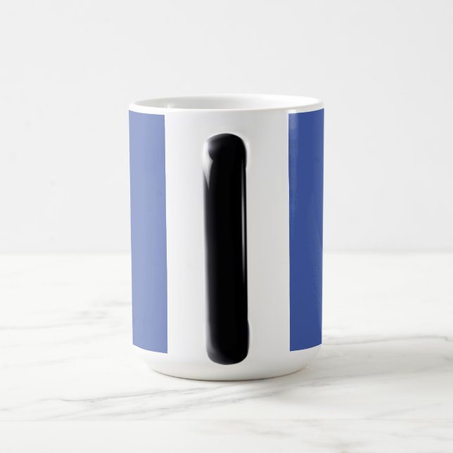 Snö cikler berikar vinterscenens magiska morfé magisk mugg (Handtag)