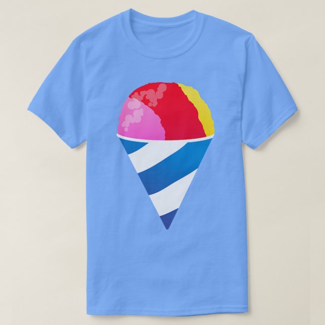 Snö Cone Sno Shaved Ice Dessert Sweets Ice Cream T Shirt (Design framsida)