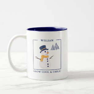 Snö Cool & Chill Anpassad Snömannen Mugg – Present
