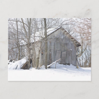 Snö Cover Vykort