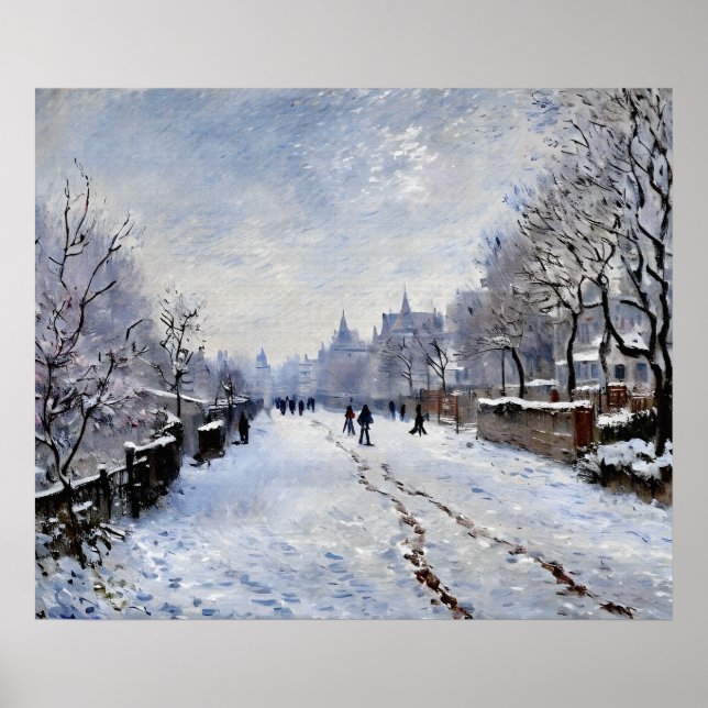Snö-Covered Argenteuil Poster (Framsidan)