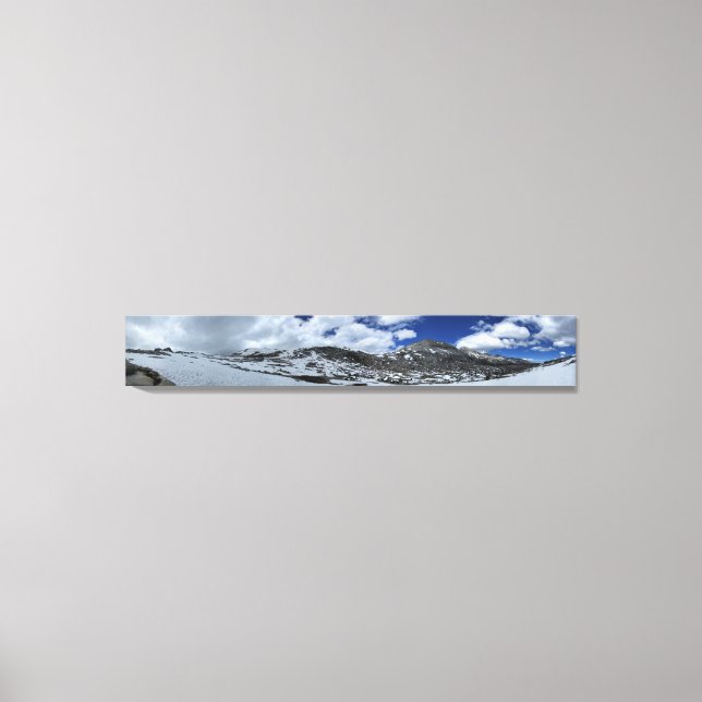 Snö Covered Donahue Pass - John Muir TraIl Canvastryck (Framsida)