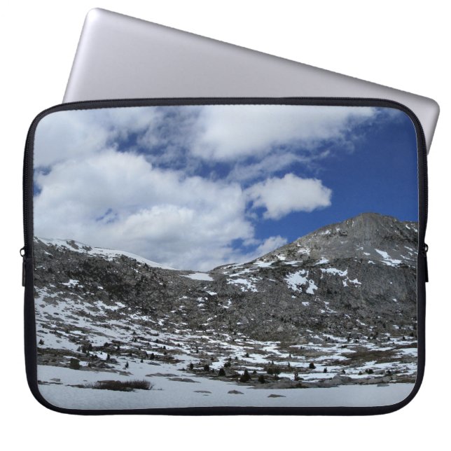 Snö Covered Donahue Pass - John Muir TraIl Laptop Sleeve (Framsidan)