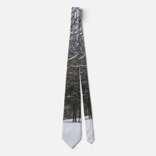 Snö Covered Road Painterly Neck Tie Slips