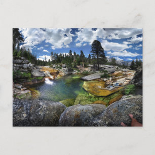 Snö Creek vattenfall simhål - Yosemite Vykort