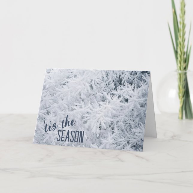 Snö Crystals, fryst Helgkort (Framsida)