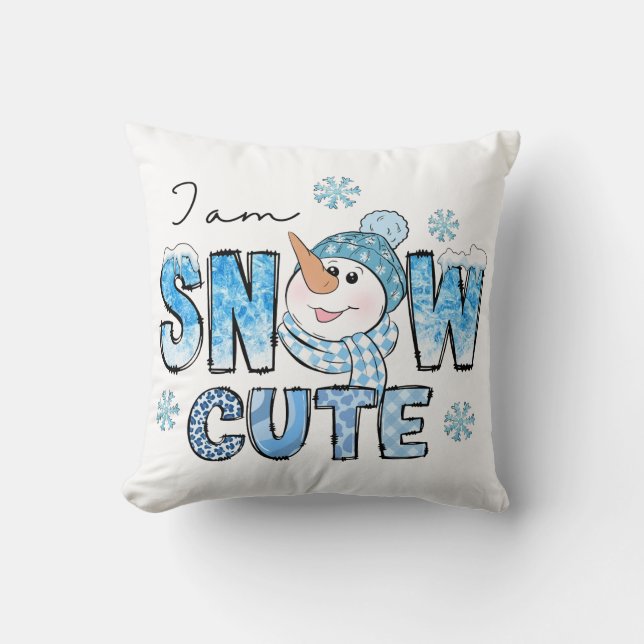 Snö Cute Kudde (Framsida)