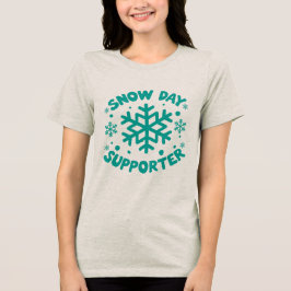 Snö Dag Supporter Tee Tee - Celebrate Snowy Winter