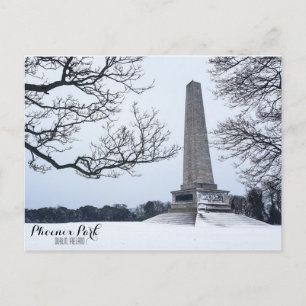 Snö-dagen i Phoenix Park Vykort