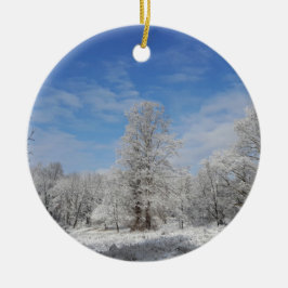 Snö-dagen Julgransprydnad Keramik