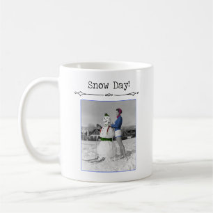 Snö-dagen Vintage Mugg