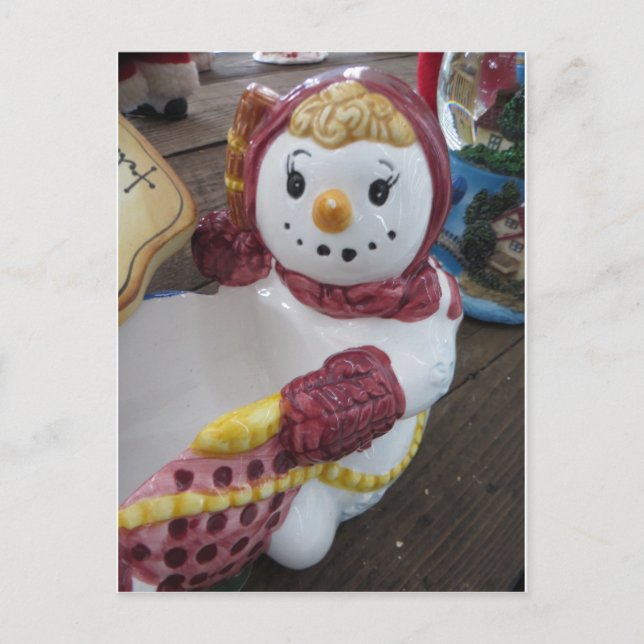 Snö Dam Vykort (Framsida)