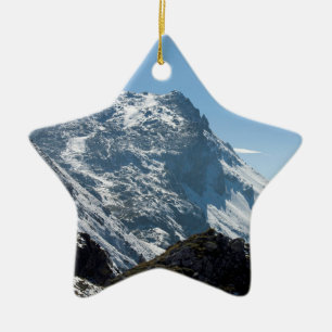Snö Davos Schweiz-Helgdag Card Poster foto B Julgransprydnad Keramik
