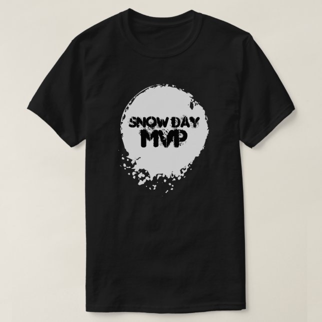 SNÖ DAY MVP Funny T-shirt (Design framsida)