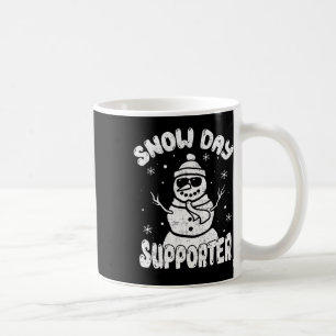 Snö Day Supporter Lacher Student Snögubbe Winter Kaffemugg
