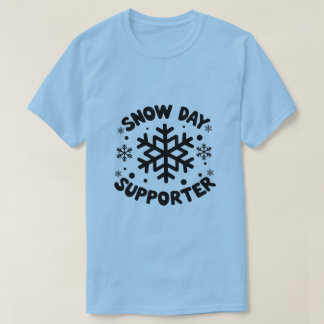 Snö Day Supporter T-Shirt - Winter Snowflake Desi
