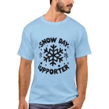 Snö Day Supporter T-Shirt - Winter Snowflake Desi