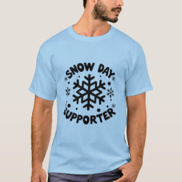 Snö Day Supporter T-Shirt - Winter Snowflake Desi