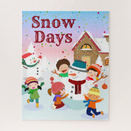 Snö Days Winter Puzzle Pussel