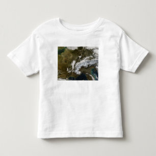 Snö, dimma och låga moln i westerna Europa T Shirt