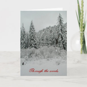 snö djupt helgkort