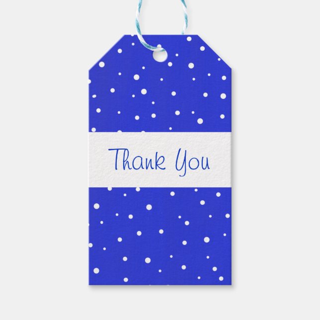 Snö Dots Presentetikett (Framsidan)