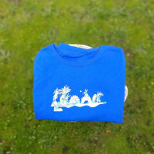 Snö Dragon och Bunny Rabbits T-Shirt