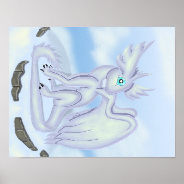 Snö Dragon Poster (Framsidan)