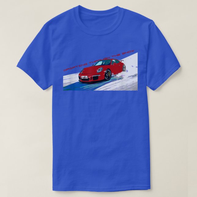 Snö Drift 991 911 GT3 RS Inspired T Shirt (Design framsida)