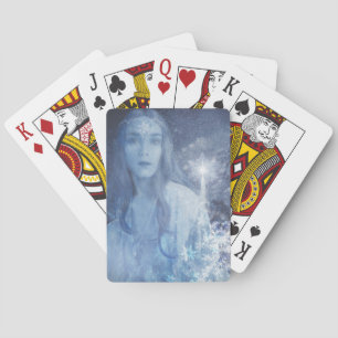 Snö drottning Jul - Fantasy Artwork Casinokort